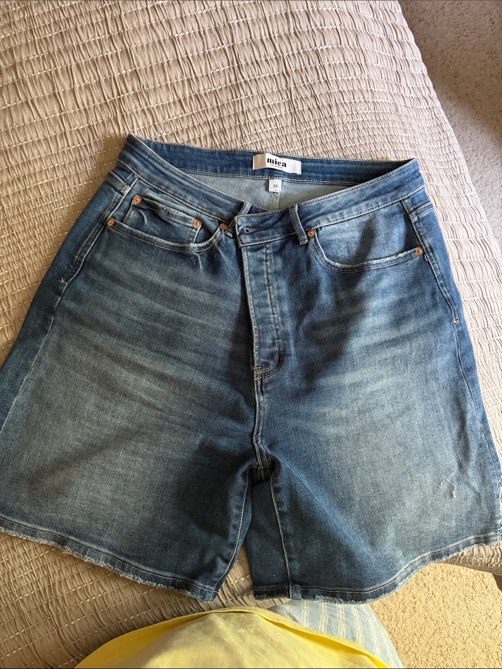 Mica Women's Blue Denim Jean Shorts